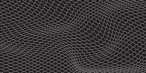 White soccer goal net pattern background on black backdrop © suprikacenhk