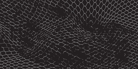 White soccer goal net pattern background on black backdrop © suprikacenhk