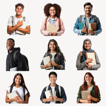 High school student element set
