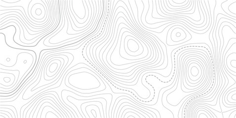 Topographic map background geographic line map with elevation assignments.Topography and geography map grid abstract backdrop. Business concept. Vector illustration. © MDSOHEL