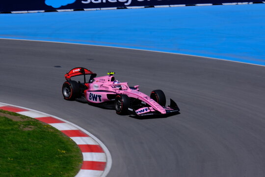 May 22, 2026, Montreal, Canada, F1 Academy car races through Circuit Gilles Villeneuve during Grand Prix weekend. g.