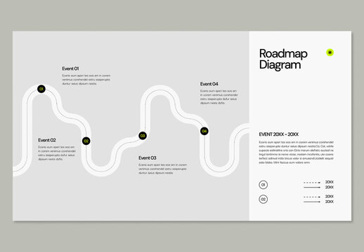 Roadmap Infographic Layout
