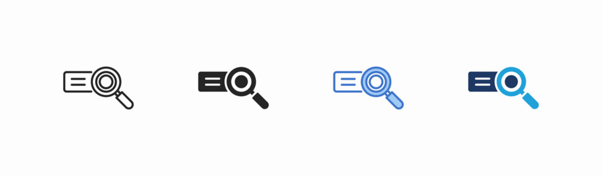 Set of keyword icon collection in multiple style. Icon suitable for web and mobile application