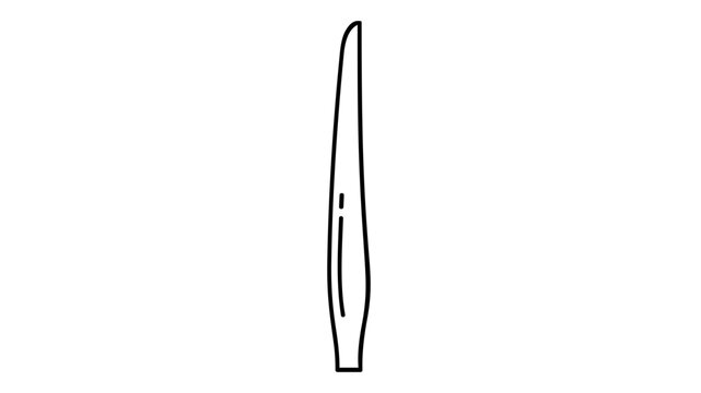 Tall wind turbine blade vector icon illustration representing renewable energy sources, clean electrical power generation, and sustainable technology for a greener planet and environmental future.