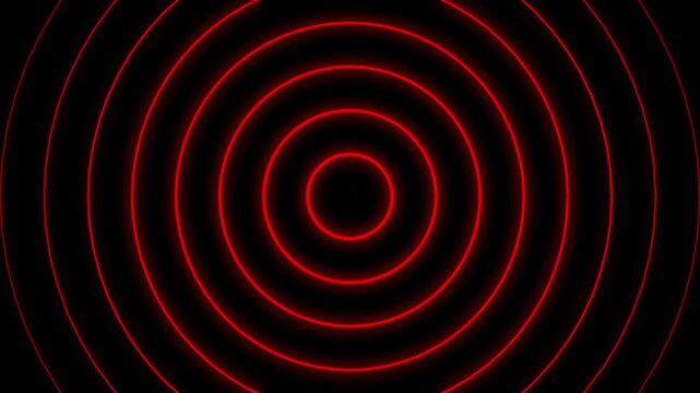 Concentric rings form a modern abstract design backdrop layout. Seamless concentric rings provide an elegant corporate presentation backdrop. Creative motion design with concentric rings.