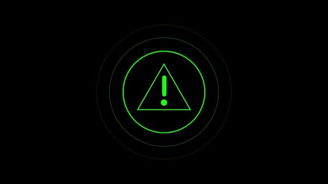 Critical warning sign alerts equipment operators to system errors. Bold warning triangle visualizes hazardous electrical plant facilities. Industrial safety protocol with warning triangle.