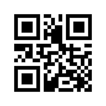 QR Code Symbol Isolated on White transparent background for Digital Scanning