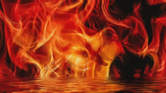 fire flames background