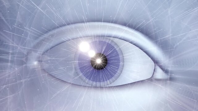3D Robot Eye Animation, Visualization, Video