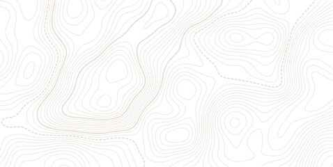 Retro topography map. White geographic contour map. Abstract outline grid.Modern design with White background with topographic wavy pattern design.paper texture Imitation of a geographical map shades. © NAZMA