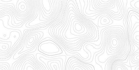 Retro topography map. White geographic contour map. Abstract outline grid.Modern design with White background with topographic wavy pattern design.paper texture Imitation of a geographical map shades. © NAZMA