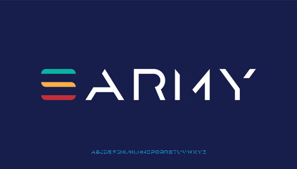 modern half cut minimal alphabet lettering logo design © Vikas