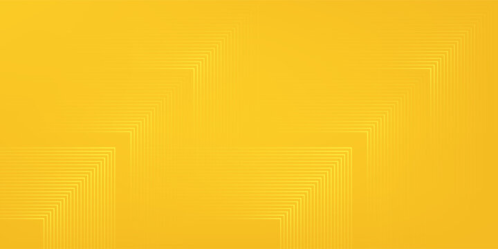 Abstract yellow gradient arrow shape overlay layer background with arrow pattern and shadow. Modern graphic element. Suit for poster, brochure, banner, business, cover, web, flyer. Vector illustration