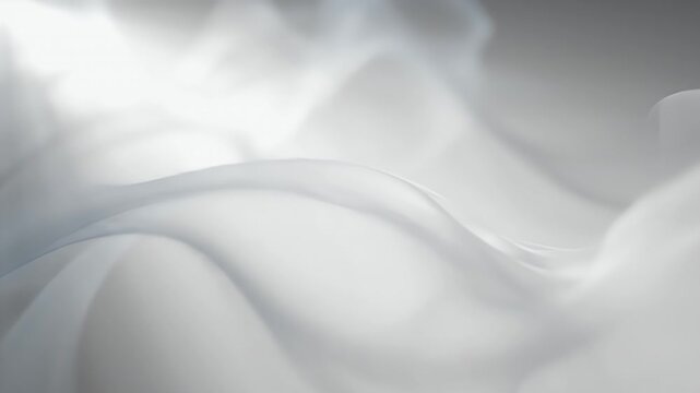 Abstract macro shot of white fabric with shimmering particles.