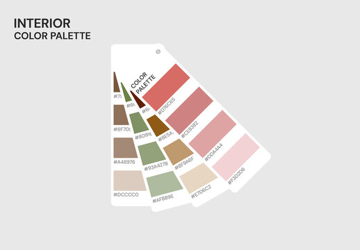 Color Palette Mockup Template