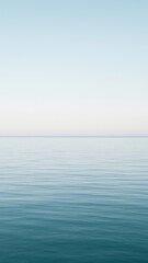 Obraz premium Serene ocean horizon minimalist mobile wallpaper