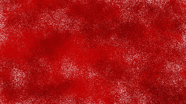 Rough red and white grainy texture background resembling a sponge or dense noise pattern.