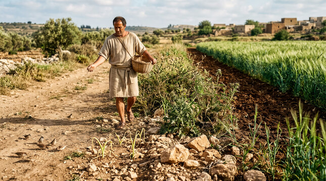 The parable of the sower.