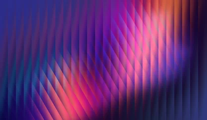 Fotobehang Kunst Abstract glass facets reflecting vivid spectrum colors  © MadameMoustache