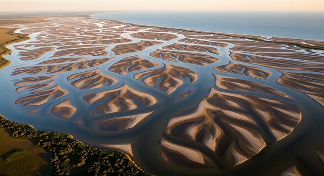 Nature's World Conservation on a Sunny Day Landscape