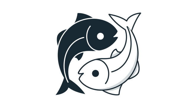 Yin Yang Fish Symbol