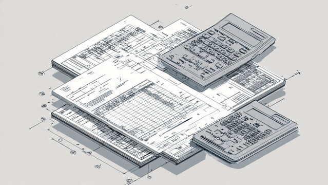 Technical Blueprint of Electronic Circuit Schematics with Detailed Components and Wiring Layout