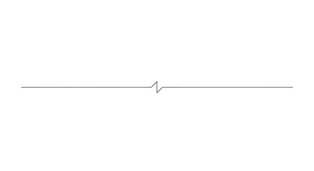 Horizontal line break symbol © Mamun