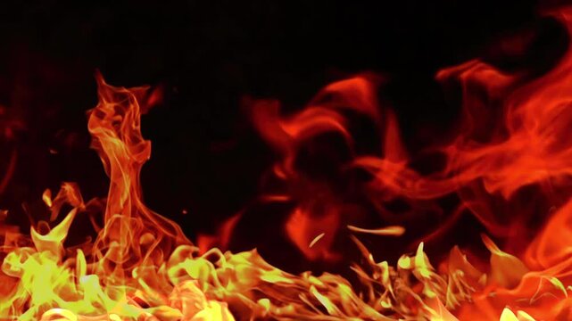 Brilliant Fire Super Slow Motion 1000fps