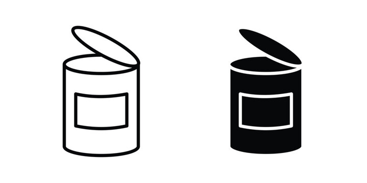 Canned food icon