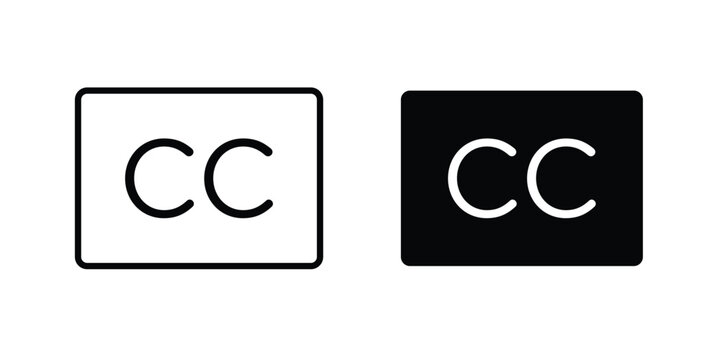Closed caption icon