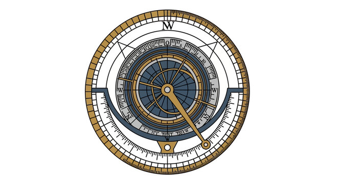 Astronomical clock face with dials.