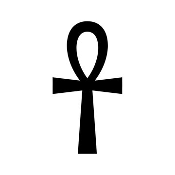 Ankh symbol ancient Egyptian cross.