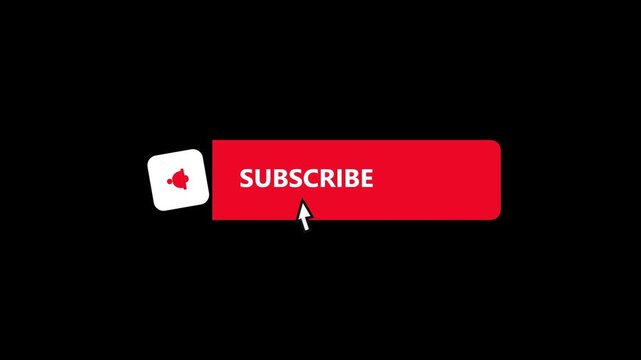 Clean Architectural YouTube CTA Button with Fluid Cursor