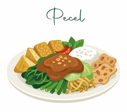 pecel indonesia food