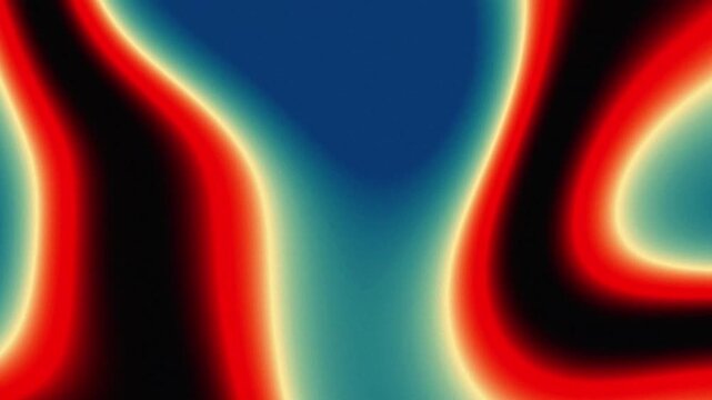 Abstract VHS Retro Fluid Noise Vibrant Background Animation with Seamless Looping Color Distortion Waves Showcasing Analog Broadcast Aesthetic and Motion. High-quality 4K