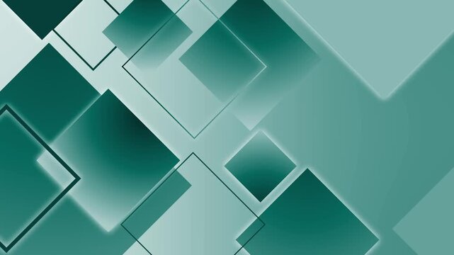 Abstract geometric background with layered squares modern gradient design animation