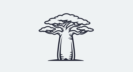 Tree with thick trunk branches. © kuncoro