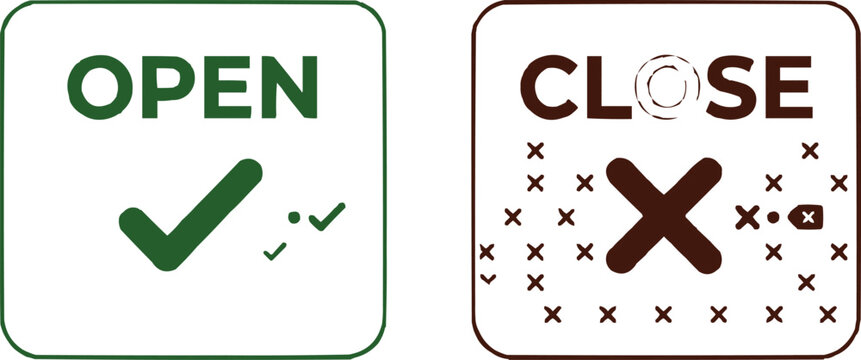 A 3d vector illustration of yes and no buttons designed as a web icon symbol for a business calendar tool or computer app interface