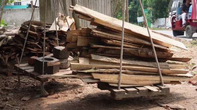 Fuelwood sold by weight for rural cooking needs