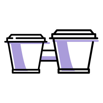 Music bongo drums instrument icon