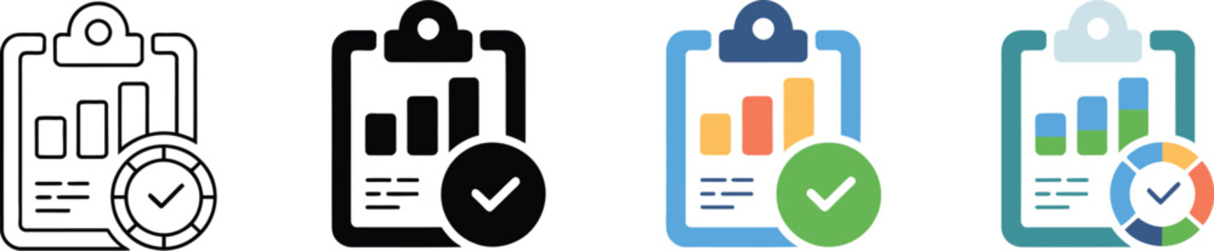Performance, metrics outcome tracking icon set, progress and performance evaluation symbols showing analytics monitoring results success tracking and data insights concepts.