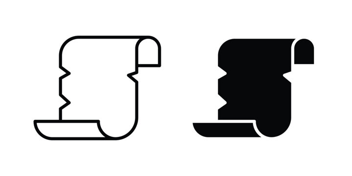 Scroll paper icon