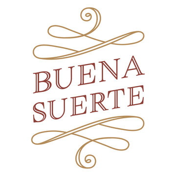 Buena suerte badge banner