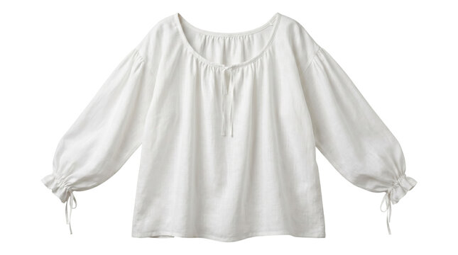 White peasant style off-shoulder blouse