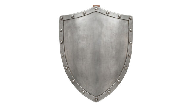 Medieval steel metal heater shield armor