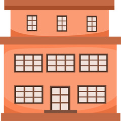 Naklejka premium family residence with the window