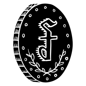Riel coin currency icon