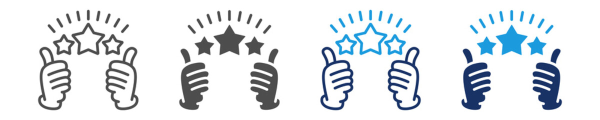 Obraz premium excellence icon set with multiple concept