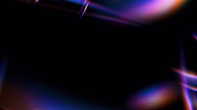 Abstract Light Leaks and Optical Flares Motion Background.