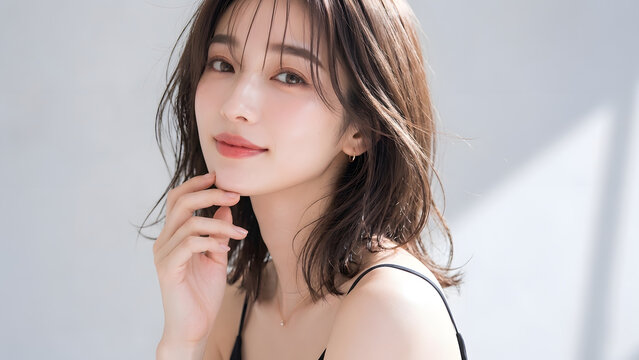 Luminous Radiance: A Glimpse of Serene Beauty